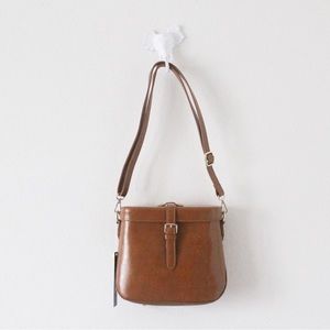 NWT IMPERFECT Pink Haley Vegan Leather Crossbody Bag